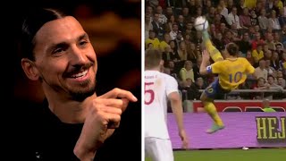 Zlatan Ibrahimovic Says Bicycle Kick Against England Is His Best Goal Ever [upl. by Starinsky]