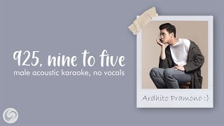 Ardhito Pramono  925  Male Karaoke  Minusone acoustic version [upl. by Breena860]