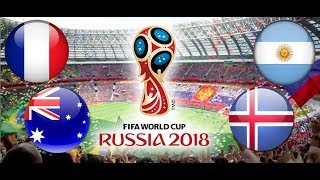 TURNIEJ PANINI FIFA WORLD CUP RUSSIA 2018 FRANCJA  AUSTRALIA  ARGENTYNA  ISLANDIA [upl. by Gilmour]