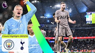 Six Goals amp Pure Drama  Man City 33 Tottenham Hotspur  Classic Premier League Highlights [upl. by Solokin767]