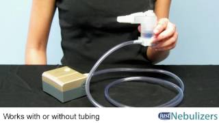 Just Nebulizers Respironics MicroElite Portable Nebulizer System [upl. by Tarra]