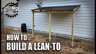 How To Build A Lean To On An Existing Building [upl. by Mukund269]