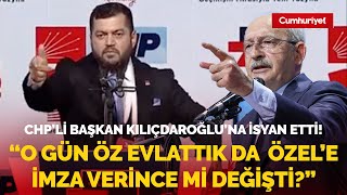 CHPli başkan isyan etti O gün öz evlattık da Özele oy verince mi sırtınıza hançer saplamış olduk [upl. by Wenona]