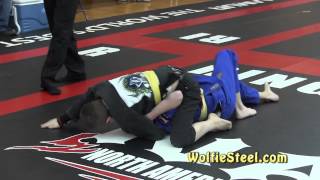 Rocky Steel vs Gracie Barra Kids Expert Gi under 89 lbs NAGA Atlanta DEC 1st 2012 [upl. by Yenruoj261]