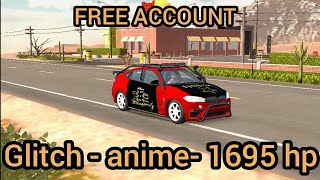 FREE ACCOUNT CAR PARKING MULTIPLAYER  GLITCH  ANIME LIVERY  1695 HP W16 [upl. by Oderfigis]