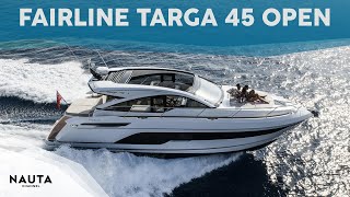 Fairline Yachts  Targa 45 Open  POV boat tour esterni e cabine [upl. by Anaira]