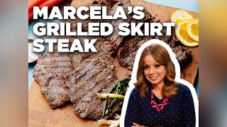 Marcela Valldolids BeerMarinated Grilled Skirt Steak  Mexican Made Easy  Food Network [upl. by Desta]