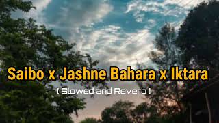 saibo x jashne bahara x iktara  slowed and reverb  lofi song  The Lyrical MG 💙 [upl. by Essy]