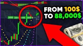 100 → 88000 REAL STRATEGY FOR BINARY OPTIONS TRADING  Trading on PocketOption 2023 [upl. by Goode]