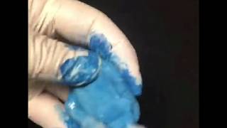 AllFix Epoxy  Tinting To A Blue Color  Pool Repair [upl. by Arehahs]