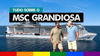 MSC GRANDIOSA O Maior Navio de CRUZEIRO no Brasil  10 Dúvidas mais Frequentes com preços [upl. by Zelma]