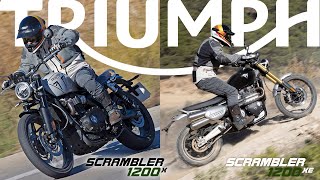 Triumph Scrambler 1200 X  XE 2024  Prueba [upl. by Conn591]