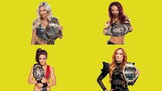 Every The Four Horsewomen Wins NXT Womens Champion In History [upl. by Palladin]