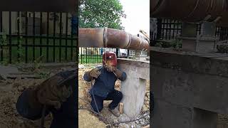 Pipe elbow welding process [upl. by Cleti]