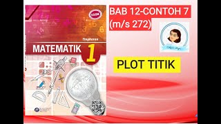 【MAT T1】 T1143 PLOT TITIK  MATEMATIK T1  Bab 12  Contoh 7 ms 272 [upl. by Ardine524]