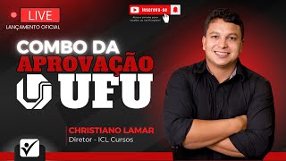 Live de Lançamento COMBO da Aprovação  UFU 2024  ICL Cursos [upl. by Ammadis]