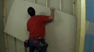 How to Hang Drywall [upl. by Neirual]