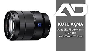 Sony SEL FE 2470 mm F4 ZA OSS VarioTessar® T Lens Kutu Açma [upl. by Esille727]