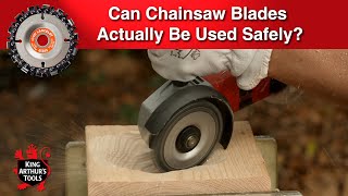 Can Chainsaw Blades ACTUALLY Be Used Safely [upl. by Oiciruam944]