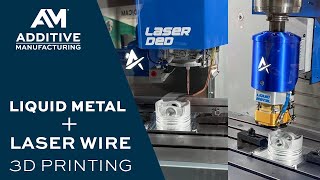 Liquid Metal  Laser Wire 3D Printing  Formnext 2023 [upl. by Pulchi920]