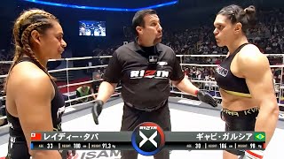 Seini Draughn USA vs Gabi Garcia Brazil  KNOCKOUT MMA fight HD [upl. by Aneelad]