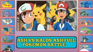 Kanto Ash vs kalos Ash Pokemon battle in Monster honor fight  Dangras battle [upl. by Danelle]