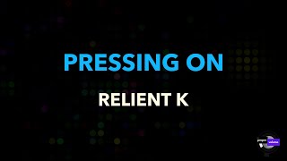 Relient K  Pressing On  Karaoke Version [upl. by Anola]