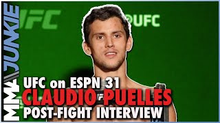 Claudio Puelles addresses Daniel Cormiers criticism after setting UFC record  UFCVegas44 [upl. by Anitniuq957]