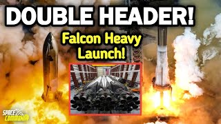 Again S28 amp B10 Double Static Fire Falcon Heavy Launch With Spaceplane  Episode 24 [upl. by Richter579]