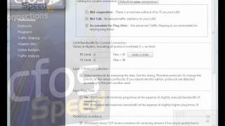 cFosSpeed 6 60 How to calibrate your Internet connection YouTube [upl. by Kyte]
