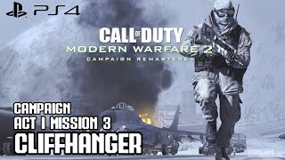 Cliffhanger Call Of Duty Modern Warfare 2 Campaign Remastered Gameplay Walkthrough [upl. by Lyndsie]