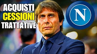 Rivoluzione Napoli Conte al Comando  Acquisti Cessioni e Trattative [upl. by Airdnek314]