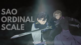 SAO Ordinal Scale  Till The end Hardtekk Remix Tiktok Version [upl. by Allets]