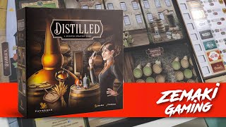 Distilled Board game  สุรา ก้าวหน้า ต้ม หมัก บ่ม แล้ว ส่งขาย boardgame เกม เครื่องดื่ม [upl. by Darrell562]