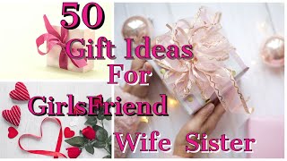 50 Best Birthday Gifts for Girls  Awesome Gift for sister wife girlfriend  GIFT IDEA FOR LOVED ONE [upl. by Hutchins]