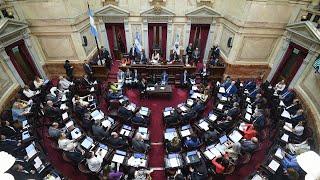 El Senado debate la expulsión de Kueider y la suspensión de Parrilli [upl. by Adrianne]