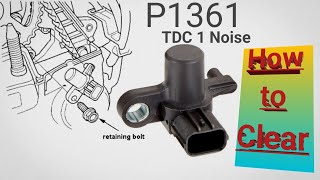 P1361 TDC 1 Noise Honda Civic  CF Camshaft Timing Sensor Fault  How to clear  Khan Motors [upl. by Ardnasela671]