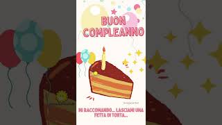 Buon Compleanno Immagini Bellissime [upl. by Gnemgnok]