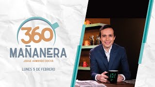 Mañanera 360  Lunes 05 Febrero 2024 [upl. by Akcirred]