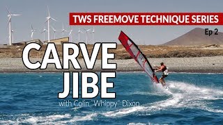 Episode 2 Carve jibe how to gybe jibing tips technique tutorial windsurfing [upl. by Aleras28]