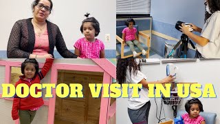 Doctor Visit in USA  Doctor Checkup for Kids  अमेरिका मैं डॉक्टर visit कैसे है  Physical check up [upl. by Gimble]