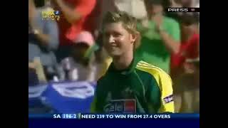 Herschelle Gibbs 175 runs in AUS vs SA 438 run chase match [upl. by Maggee]