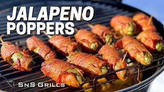 Smoked Bacon Wrapped Jalapeno Poppers Recipe aka Atomic Buffalo Turds [upl. by Lawson503]