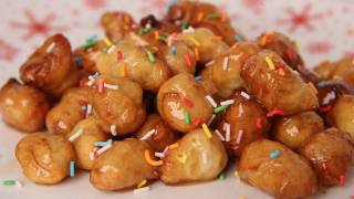 Italian Struffoli Recipe  Laura Vitale  Laura in the Kitchen Episode 264 [upl. by Yager]