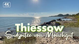 Thiessow am südlichsten Strand von Mönchgut  Rügen Urlaub 2021 4K Walk [upl. by Adnalra]