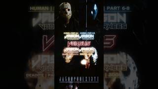 Human Jason Vs Zombie Jason Vs Deadite Jason Vs Reboot Jason f13 slasher vs shorts edit [upl. by Son]