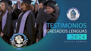 Testimonios Egreso de la Licenciatura en Lenguas  CUI [upl. by Ahtenak429]