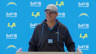 Jim Harbaugh On Chargers SNF Win vs Bengals  LA Chargers [upl. by Gronseth]