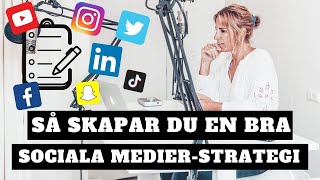 Sociala Medierstrategi GUIDE  Så gör du en bra Sociala Medierstrategi [upl. by Range]