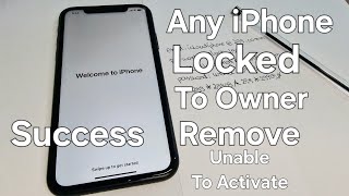 April 2024 Any iPhone Locked to Owner Remove✔️iCloud Unable to Activate Unlock Success✔️ [upl. by Iznek]